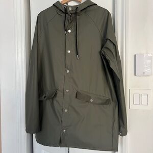Jack&Jones Green Parka Raincoat L